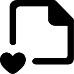File Love Favorite 1719 SVG Icon